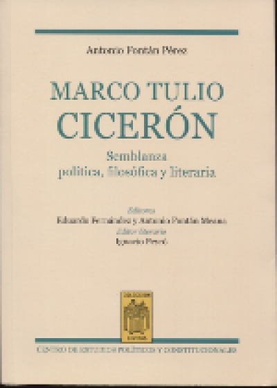 Portada del libro MARCO TULIO CICERÓN. Semblanza política, filosófica y literaria