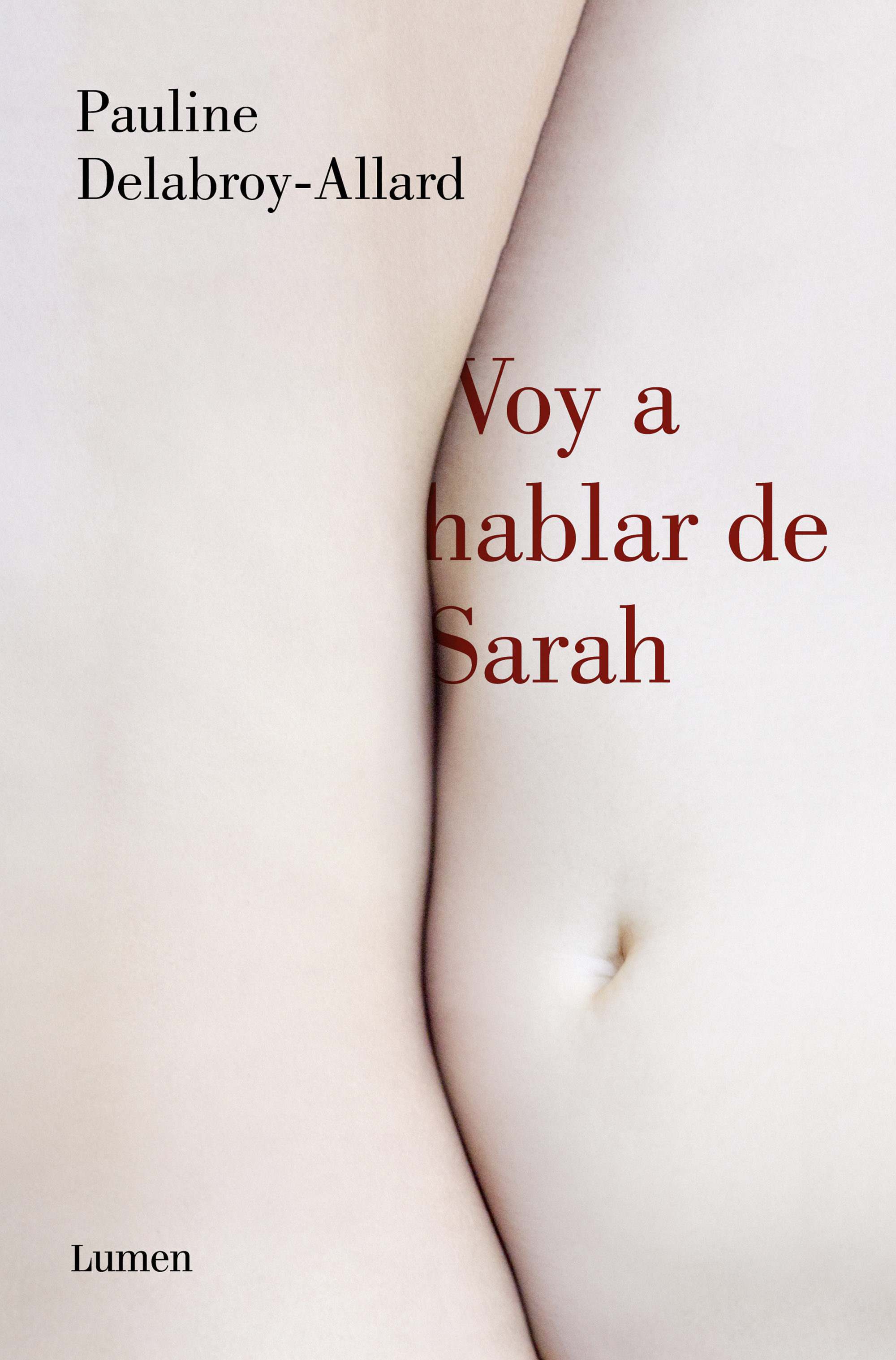 Portada del libro VOY A HABLAR DE SARAH