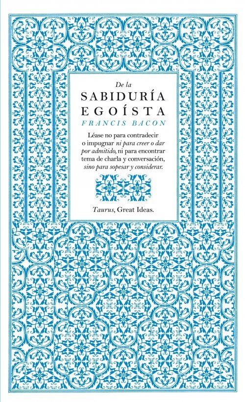 Portada de DE LA SABIDURÍA EGOÍSTA