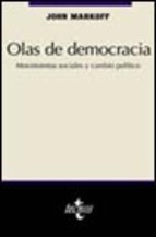 Portada de OLAS DE DEMOCRACIA. Movimientos sociales y cambio político