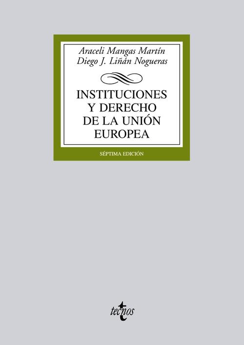 Portada de INSTITUCIONES Y DERECHO DE LA UNIÓN EUROPEA