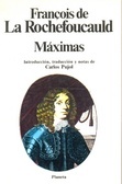 Portada de MÁXIMAS: Reflexiones o sentencias y máximas morales