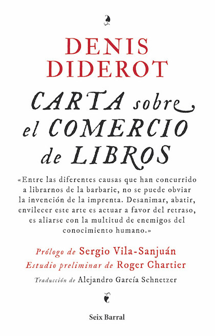 Portada de CARTA SOBRE EL COMERCIO DE LIBROS