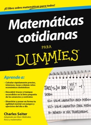 Portada de MATEMÁTICAS COTIDIANAS PARA DUMMIES