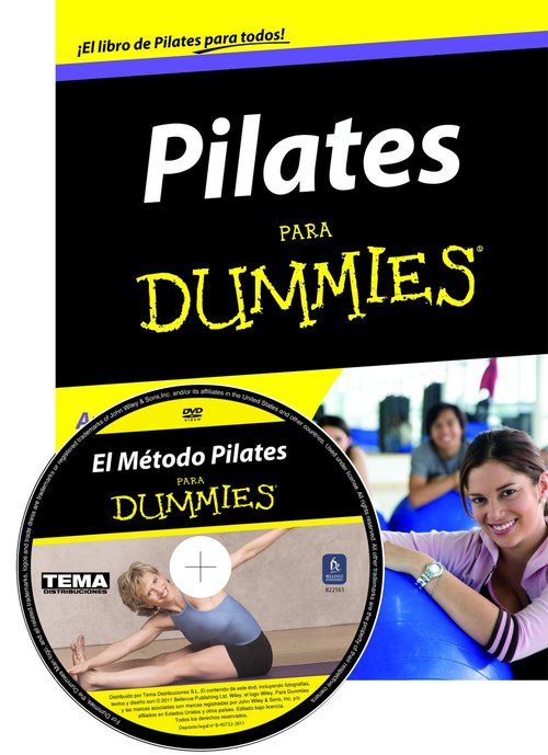 Portada del libro PACK PILATES PARA DUMMIES + DVD