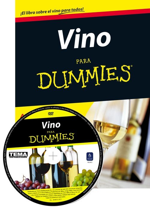 Portada de PACK VINO PARA DUMMIES + DVD