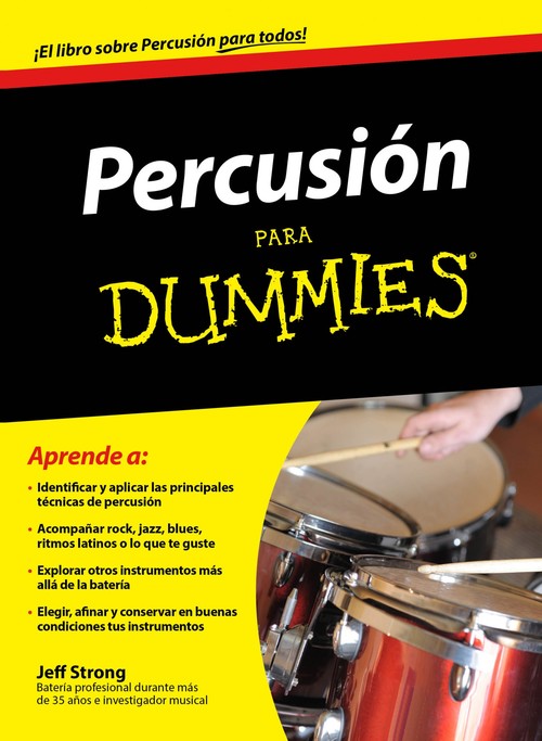 Portada de PERCUSIÓN PARA DUMMIES