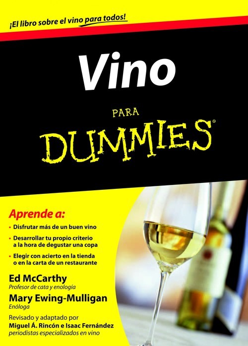 Portada del libro VINO PARA DUMMIES