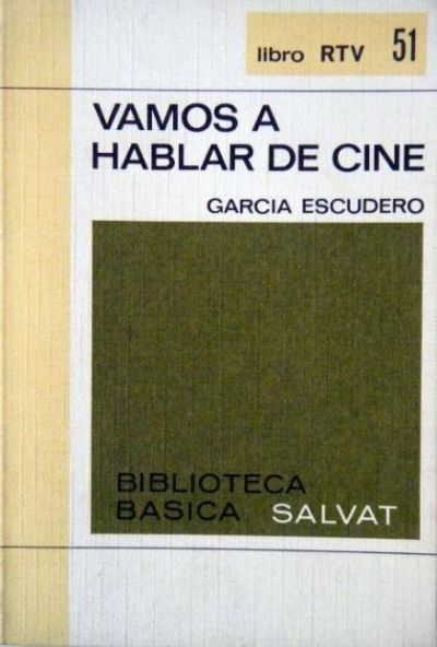 Portada del libro VAMOS A HABLAR DE CINE