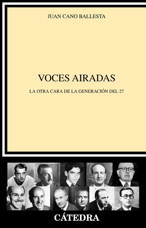 Portada de VOCES AIRADAS. La otra cara de la generación del 27