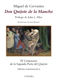 Portada de DON QUIJOTE DE LA MANCHA. Edición conmemorativa IV Centenario de la segunda parte del Quijote
