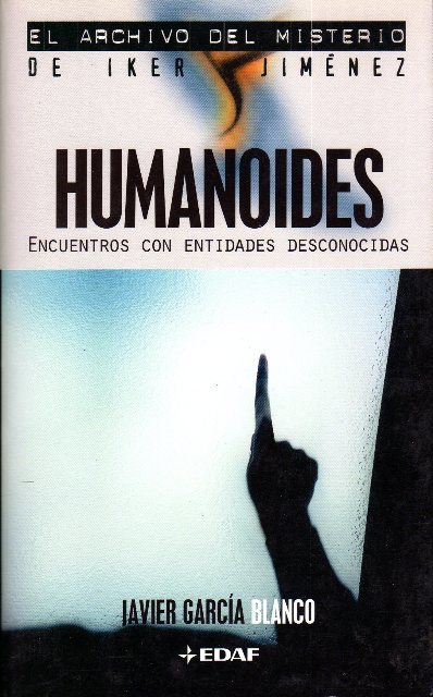 Portada del libro HUMANOIDES: Encuentros con entidades desconocidas