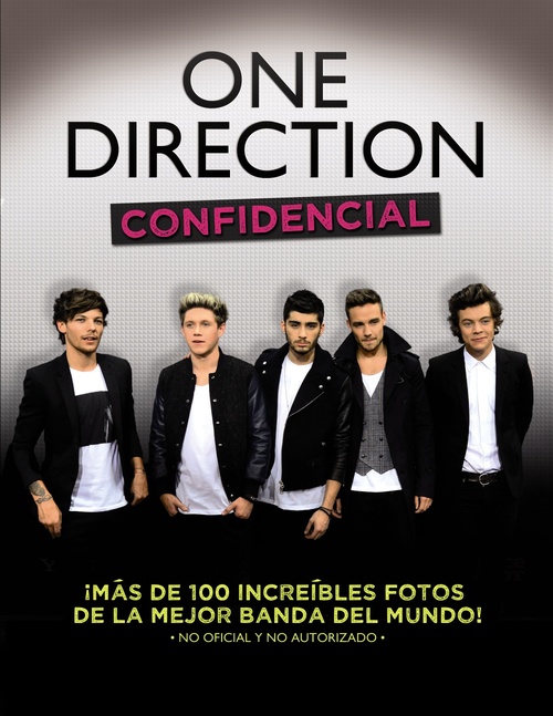 Portada del libro ONE DIRECTION. CONFIDENCIAL