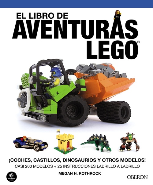 Portada de EL LIBRO DE AVENTURAS LEGO 1. Coches, castillos, dinosaurios y otros modelos