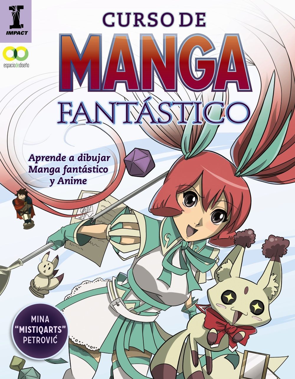 Portada del libro CURSO DE MANGA FANTÁSTICO. Aprende a dibujar Manga fantástico y Anime
