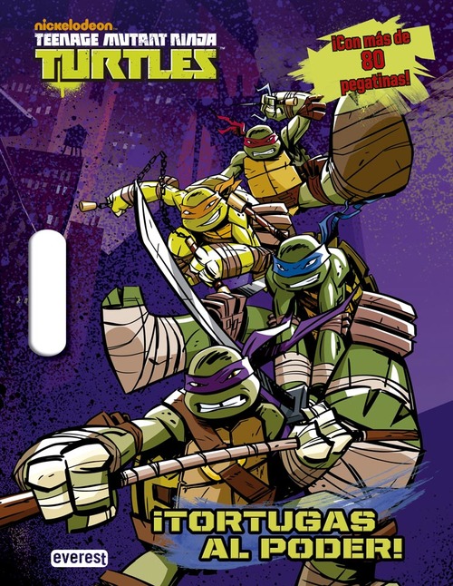 Portada de ¡TORTUGAS AL PODER! Teenage Mutant Ninja Turtles