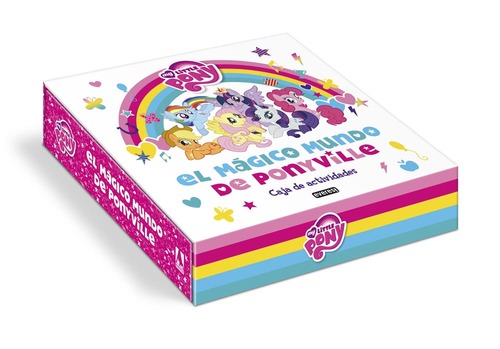 Portada del libro EL MÁGICO MUNDO DE PONYVILLE. Caja de actividades