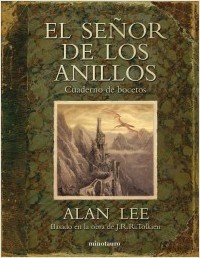 Portada de EL SEÑOR DE LOS ANILLOS. Cuaderno de bocetos