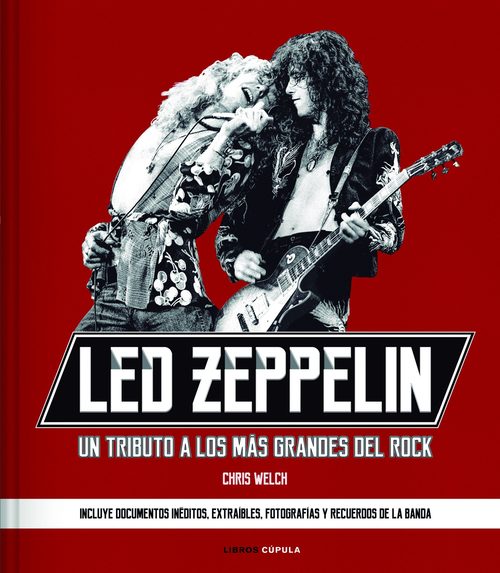 Portada del libro LED ZEPPELIN. Un tributo a los más grandes del rock