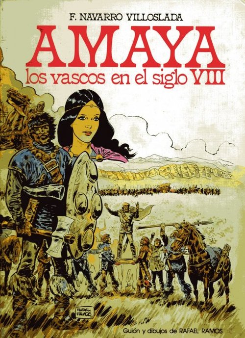 Portada del libro AMAYA, O LOS VASCOS EN EL SIGLO VIII. El cómic