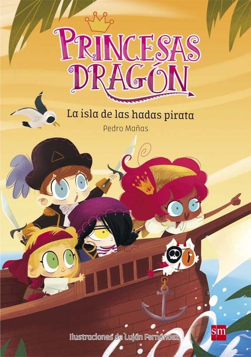 Portada del libro PRINCESAS DRAGON. La isla de las hadas pirata