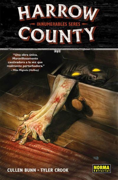 Portada de HARROW COUNTY 1. Innumerables seres