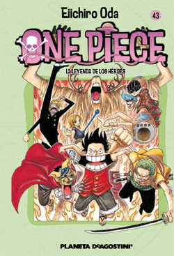 Portada del libro ONE PIECE Nº 43. La leyenda de los héroes