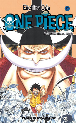 Portada de ONE PIECE Nº 57. La gran batalla definitiva