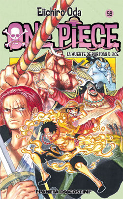 Portada de ONE PIECE Nº 59. La muerte de Portgas D. Ace