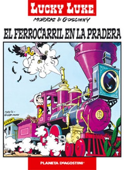 Portada del libro LUCKY LUKE Nº 2: El ferrocaril en la pradera