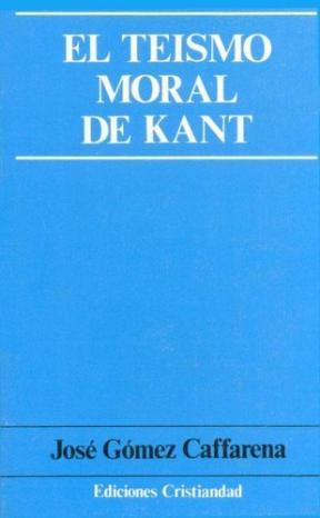 Portada de EL TEÍSMO MORAL EN KANT