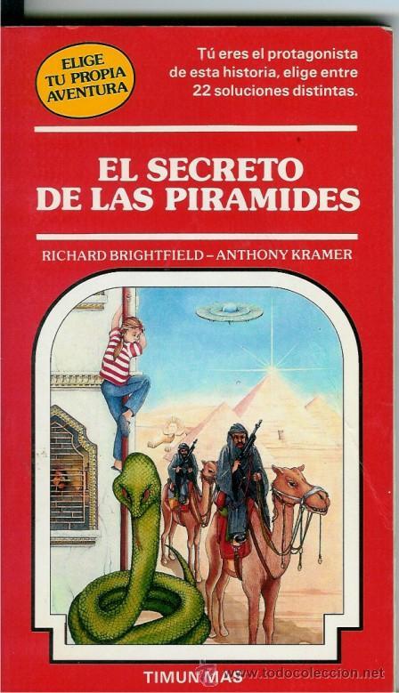 Portada del libro EL SECRETO DE LAS PIRÁMIDES. Elige tu propia aventura Nº 12