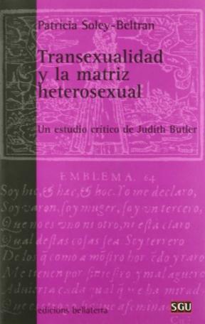 Portada del libro TRANSEXUALIDAD Y LA MATRIZ HETEROSEXUAL: un estudio crítico de Judith Butler
