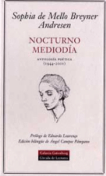 Portada de NOCTURNO MEDIODÍA. Antología poética (1944-2001)