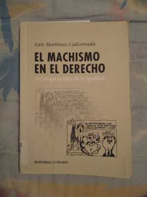 Portada del libro EL MACHISMO EN EL DERECHO