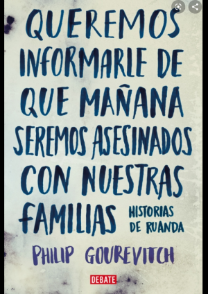 Portada de QUEREMOS INFORMALES DE QUE MAÑANA SEREMOS ASESINADOS CON NUESTRAS FAMILIAS