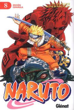 Portada de NARUTO Nº 8