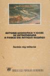 Portada del libro HISTORIA ECONÓMICA Y SOCiAL DE EXTREMADURA A FINALES DEL ANTIGUO RÉGIMEN