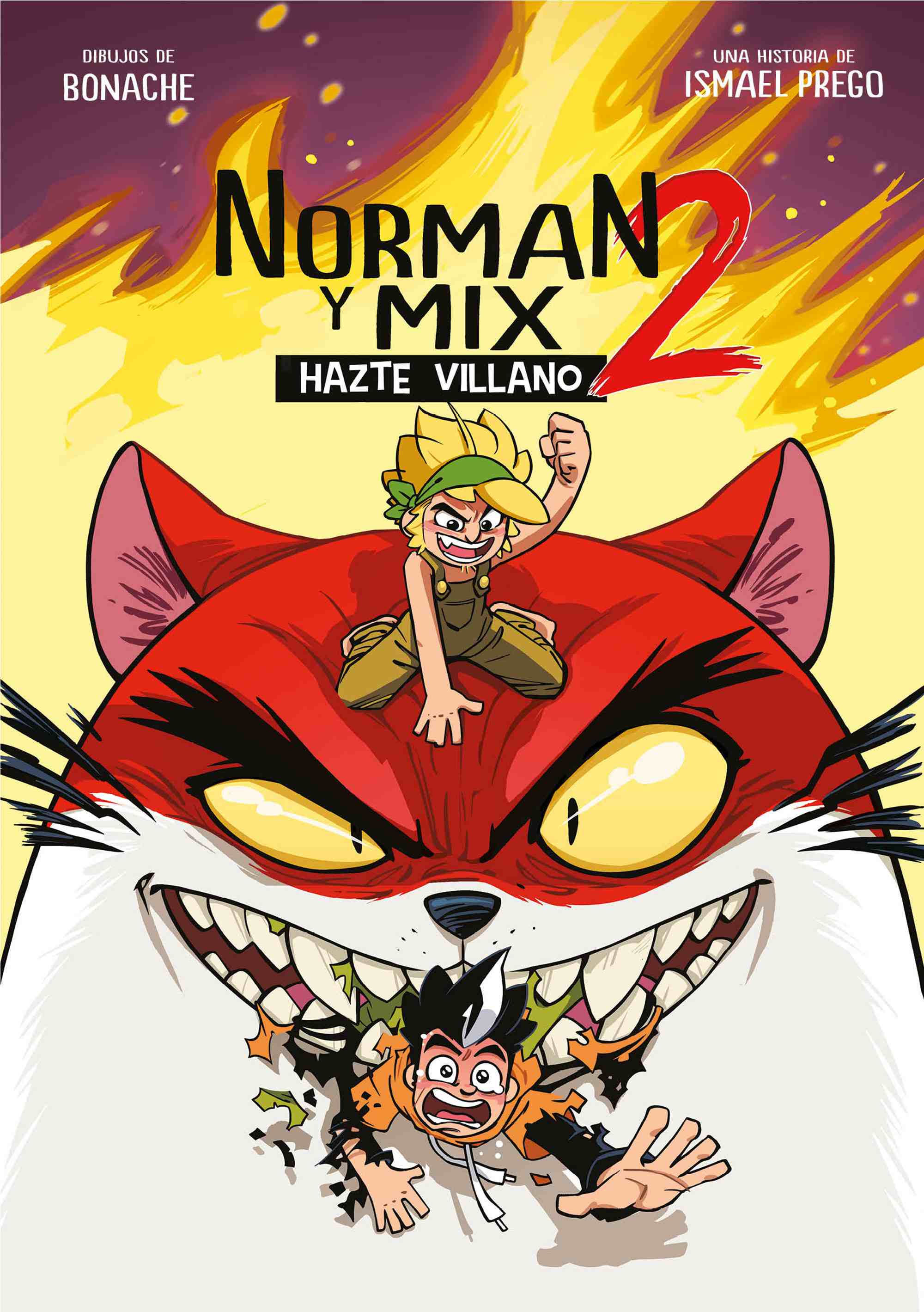 Portada del libro NORMAN Y MIX 2: HAZTE VILLANO