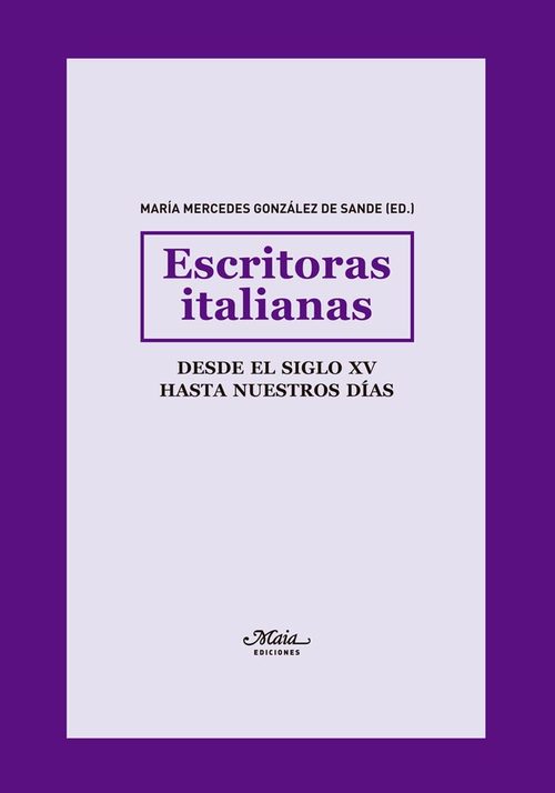 Portada de ESCRITORAS ITALIANAS