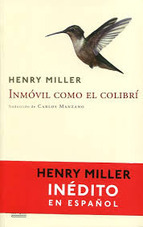 Portada del libro INMÓVIL COMO EL COLIBRÍ