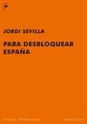 Portada de PARA DESBLOQUEAR ESPAÑA