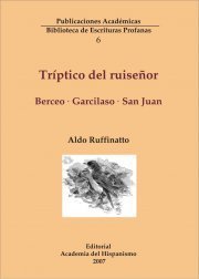 Portada del libro TRÍPTICO DEL RUISEÑOR. Berceo, Garcilaso, San Juan