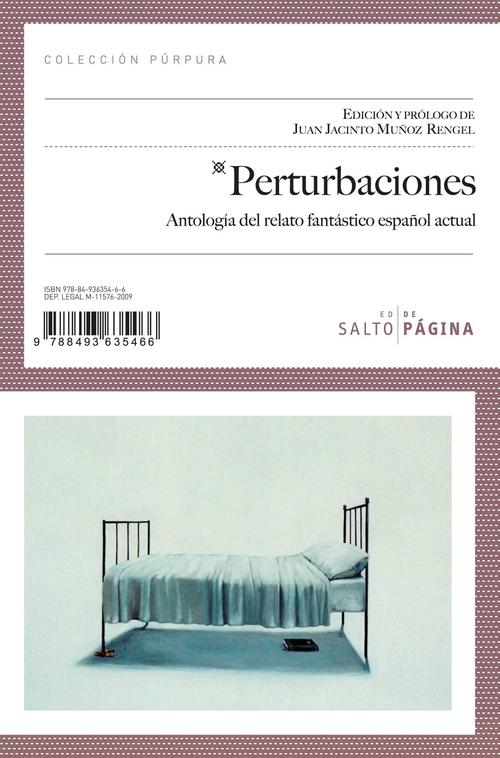 Portada del libro PERTURBACIONES. Antología del relato fantástico español actual
