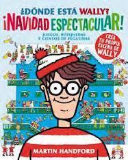 Portada del libro ¿DÓNDE ESTÁ WALLY?. Navidad espectacular