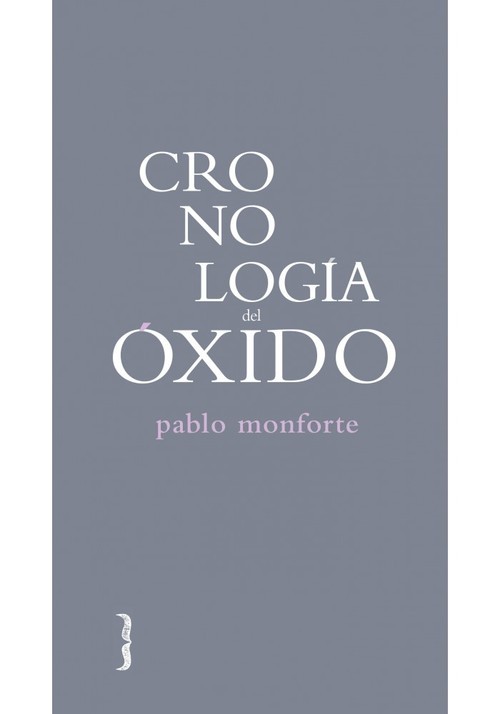 Portada de CRONOLOGÍA DEL ÓXIDO