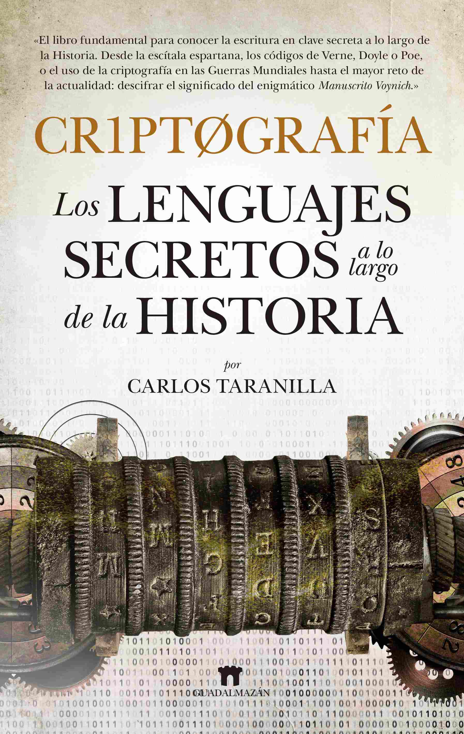 Portada del libro CRIPTOGRAFÍA. Los lenguajes secretos a lo largo de la Historia