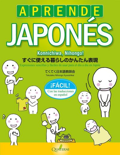 Portada del libro APRENDE JAPONÉS FÁCIL. Konnichiwa, Nihongo!