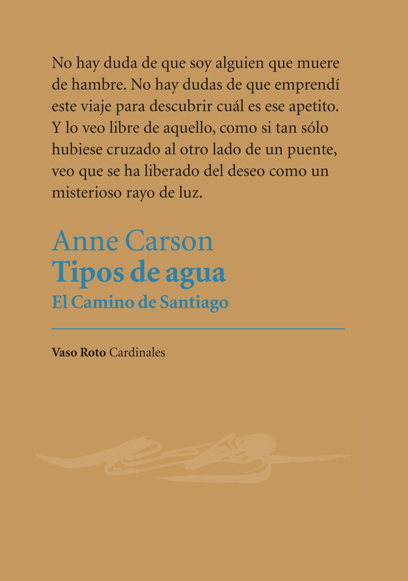 Portada del libro TIPOS DE AGUA: EL CAMINO DE SANTIAGO