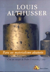 Portada del libro PARA UN MATERIALISMO ALEATORIO